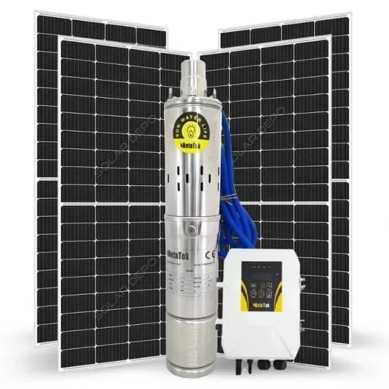 Güneş Enerjili Dalgıç Pompa Seti (Solar Su Pompası)
