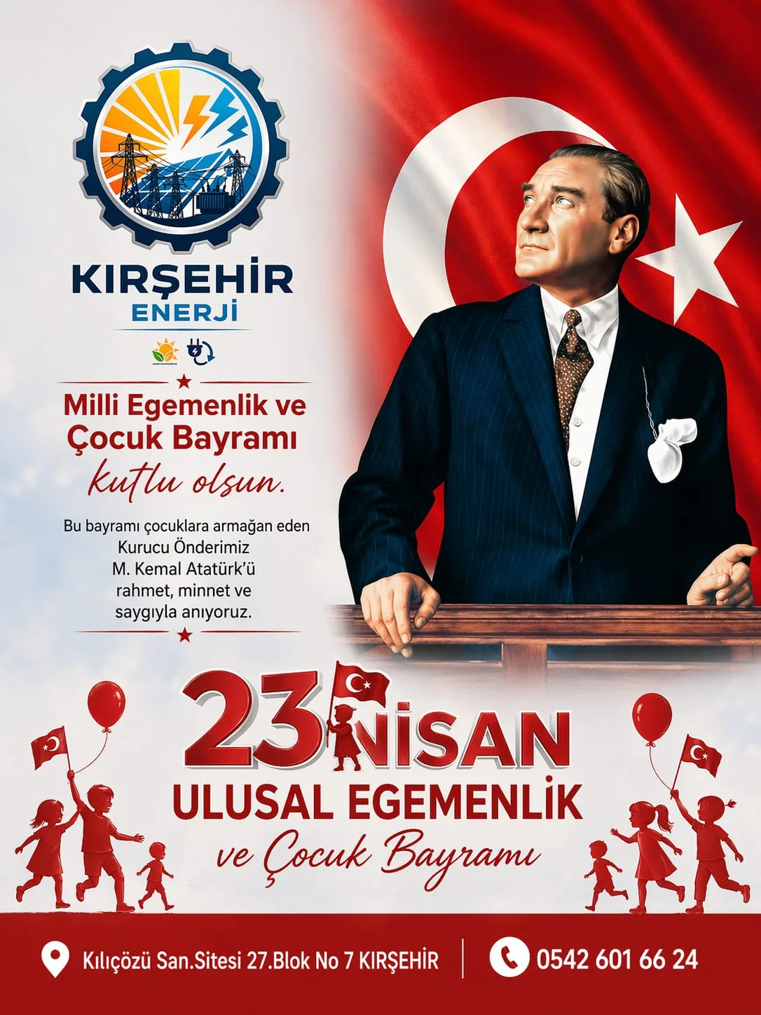 23 NİSAN ULUSAL EGEMENLİK VE ÇOCUK BAYRAMI