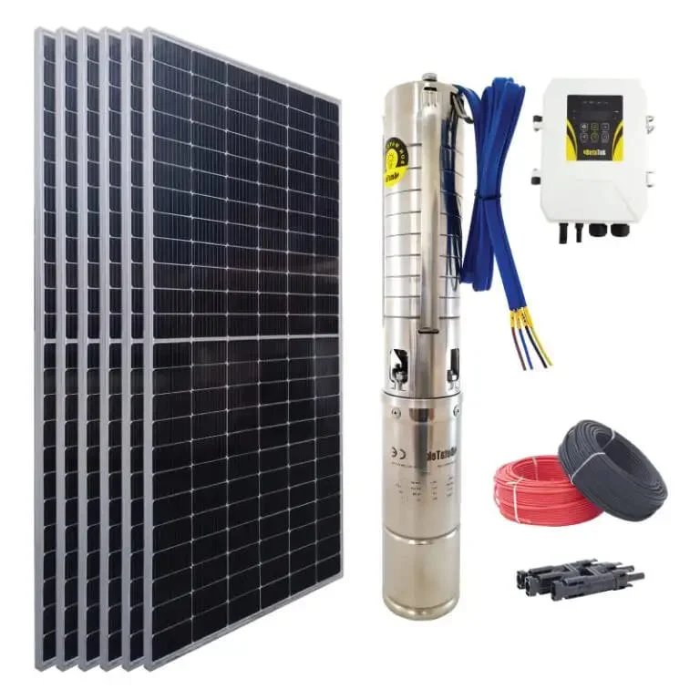 Güneş Enerjili Dalgıç Pompa Seti (Solar Su Pompası)